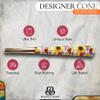Beautiful Burns, Picnic Puff Combo, Pre-Rolled Cones 32 Count Jar, Pink, Gold, Yellow, Red view 3