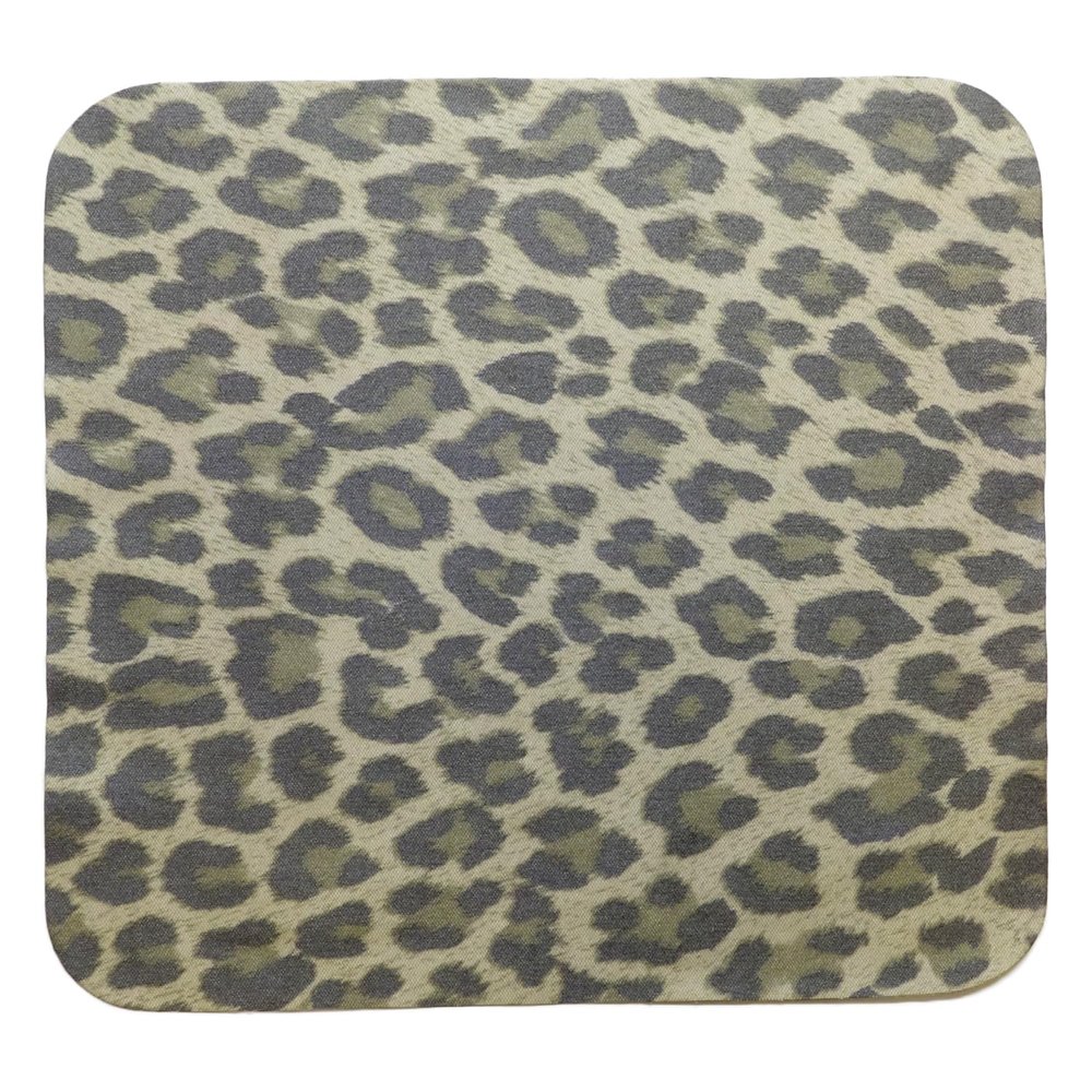 Calabria 1 Pack Microfiber Cleaning Cloth Green Grey Cheetah Animal Print Cleans Eyeglasses Lens TV Phone Cameras Sunglasses