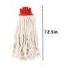 8 Pcs of Mop Head Replacement Cotton Mop Heads Refill (Screw On) Absorbent Microfiber, String Mop, Mop Refill, Floor Mop view 2