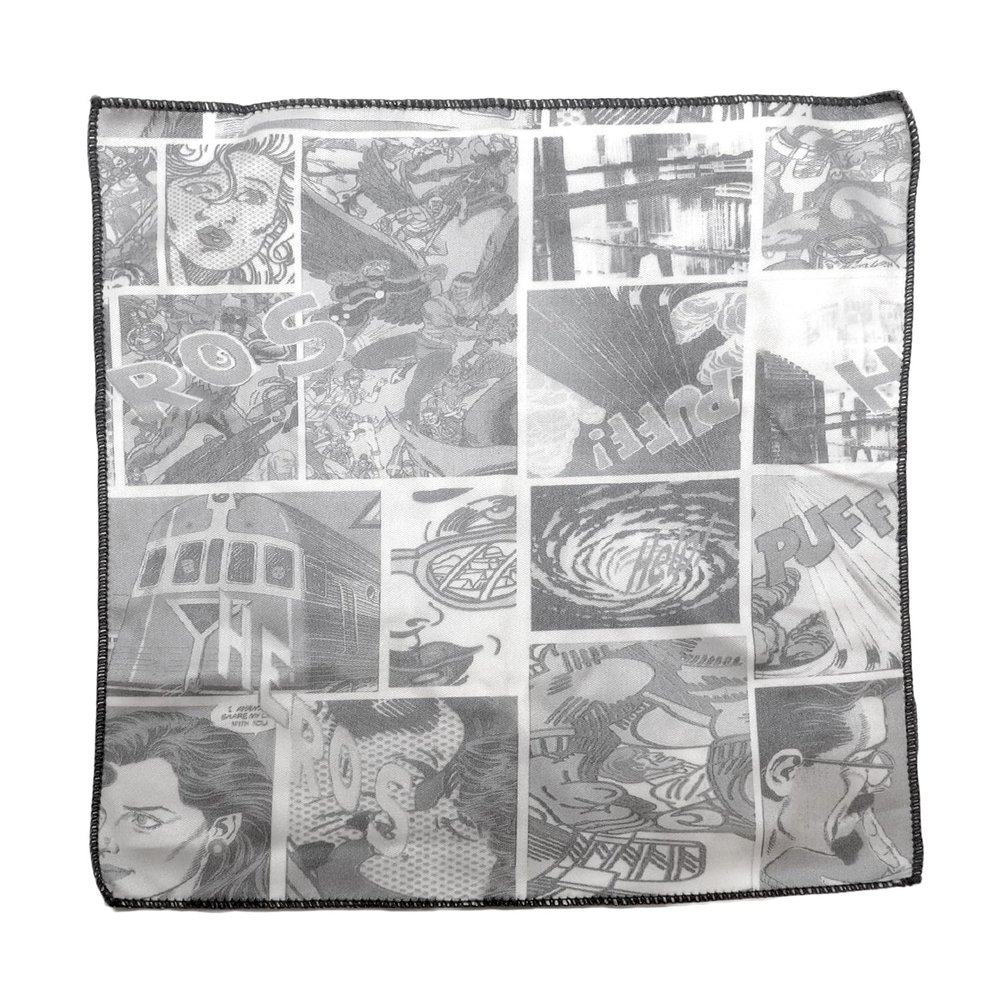 Calabria 1 Pack Microfiber Cleaning Cloth Black White Comic Cleans Eyeglass Lenses TV Phone Camera Sunglass Glasses Cleaner