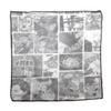 Calabria 1 Pack Microfiber Cleaning Cloth Black White Comic Cleans Eyeglass Lenses TV Phone Camera Sunglass Glasses Cleaner view 1