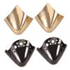 4Pcs Metal Shoes Pointed Protectors High Heels Cap Pointed Elegant High Heels Tip Cover Cap s Toe s Repair Decoration (Gold Black) view 1