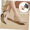 4Pcs Metal Shoes Pointed Protectors High Heels Cap Pointed Elegant High Heels Tip Cover Cap s Toe s Repair Decoration (Gold Black) view 3