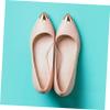 4Pcs Metal Shoes Pointed Protectors High Heels Cap Pointed Elegant High Heels Tip Cover Cap s Toe s Repair Decoration (Gold Black) view 4