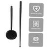 FRCOLOR 1 Set Visor LED Credit Cars Magnifying Glasses for Card Magnifying Lamp Test Eye Pin Pocket Microscope Magnifying Glasses with Light Lens Plastic Black view 4