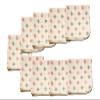 Calabria 9 Pack Microfiber Cleaning Cloth Non-Bordered Butterscotch Stars Cleans Eyeglasses Lens TV Phone Camera Sunglasses view 1