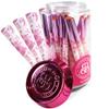 Beautiful Burns La Vie En Rose Cones Rolling Paper - 32 Count Jar of Pre Rolled Cones, 98mm Long Rolling Paper With Foil Tips - Individual Straw For Shape Retention