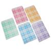 200 Bags of our 5" x 7" Mixed Plaid Pattern flat paper bags for stores, dispensaries, treats, gifts, promotions, and more. view 1