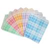200 Bags of our 5" x 7" Mixed Plaid Pattern flat paper bags for stores, dispensaries, treats, gifts, promotions, and more. view 3