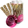 Beautiful Burns Cones Rolling Paper Lady Leopard Pre Rolled Cones - 32 Count Jar of 98mm Long Rolling Papers With Foil Tips - Ultra Thin For A Smooth Burn view 1