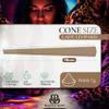Beautiful Burns Cones Rolling Paper Lady Leopard Pre Rolled Cones - 32 Count Jar of 98mm Long Rolling Papers With Foil Tips - Ultra Thin For A Smooth Burn view 4