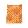 Calabria 3 Pack Microfiber Cleaning Cloth Orange Geometric Floral Motif Cleans Eyeglass Lens TV Phone Screen Camera Sunglass view 3