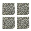 Calabria 4 Pack Microfiber Cleaning Cloth Green Grey Cheetah Animal Print Cleans Eyeglasses Lens TV Phone Cameras Sunglasses view 1