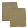 Calabria 2 Pack Microfiber Cleaning Cloth Olive Green Cleans Eyeglass Lens TV Phone Screen Camera Sunglasses Glasses Cleaner view 1
