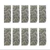 Calabria 10 Pack Microfiber Cleaning Cloth Green Grey Cheetah Animal Print Cleans Eyeglasses Lens TV Phone Camera Sunglasses view 1