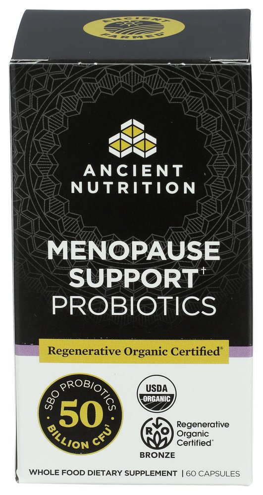 Ancient Nutrition, Probiotics Menopause Support 50B Organic, 60 Count