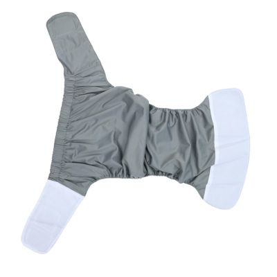 FOMIYES 1pc Unisex Cloth Diaper for Adults Reusable Absorbent Design for Incontinence Care Gray Waist