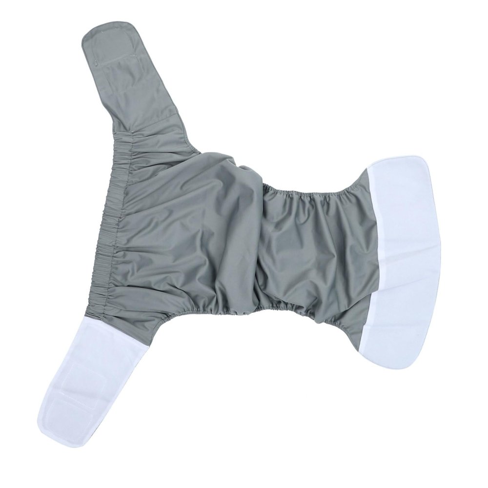 FOMIYES 1pc Unisex Cloth Diaper for Adults Reusable Absorbent Design for Incontinence Care Gray Waist
