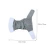 FOMIYES 1pc Unisex Cloth Diaper for Adults Reusable Absorbent Design for Incontinence Care Gray Waist view 3