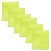 Calabria 6 Pack Microfiber Cleaning Cloth Lime Green Cleans Eyeglasses Lens TV Phone Screens Camera Sunglass Glasses Cleaner view 1
