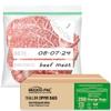 BEIDOU-PAC Gallon Food Storage Freezer Bags, 250 Count | Double Zipper | 10.5" * 10.7", Freshness Easy Open Reclosable Clear Plastic Bags view 1