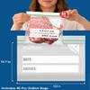 BEIDOU-PAC Gallon Food Storage Freezer Bags, 250 Count | Double Zipper | 10.5" * 10.7", Freshness Easy Open Reclosable Clear Plastic Bags view 2