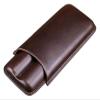 Cigar Humidor Humidor Travel Cigar Humidor Tube Leather Cigar Pouch Portable Cigar Holder Carrying 2 Tubes Cigars Accessories view 1