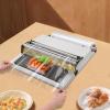 17.72 Inch / 450 mm Hand Wrapping Machine Film Wrapper for Food Packaging, 110V 270W view 2