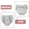 Anneome 2pcs Reusable Adult Diaper Leakproof Underwear for Elderly and Disabled Comfortable and Breathable for Home Use Grey view 2