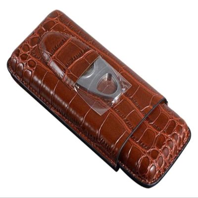 Cigar Humidor Humidor Leather Cigar Humidor Cedar Wood Lining Cigar Cutter Men's Portable Travel Set Groomsmen Gift