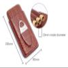 Cigar Humidor Humidor Leather Cigar Humidor Cedar Wood Lining Cigar Cutter Men's Portable Travel Set Groomsmen Gift view 4
