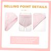 FRCOLOR 1pc Reusable for Adults Elderly Diaper Leak Protection Comfortable and Breathable Design Pink view 3