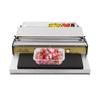 VPABES 18 Inch/45CM Hand Wrapping Machine Film Wrapper for Food Packaging, Large Tray Cling Film Wrapper Dispenser with 5-Level Adjustable Heat, Cutter and Heating Plate Individual On/Off Control view 2
