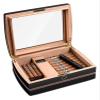 Cigar Humidor Humidor Cigar Case with Humidifier and Hygrometer Can Hold 50 Cigars Cedar Wood Double-Layer Cigar Solid Wood Cedar view 2