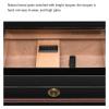 Cigar Humidor Humidor Cigar Case with Humidifier and Hygrometer Can Hold 50 Cigars Cedar Wood Double-Layer Cigar Solid Wood Cedar view 3
