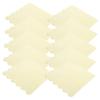 PLAFOPE 20sheets Elegant Cocktail Napkins Soft Paper Serviettes for Parties Wave Edge Design Light Yellow for Birthdays and Events view 1