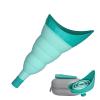 TRIPTIPS Pee Conch Foldable Female Urinal Device Portable Urinal for Women She Pee Cup for Women, Pee Funnel for Women Travel Stand to Pee Womens Urinal Funnel with Tube Case (A-Blue) view 1