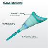 TRIPTIPS Pee Conch Foldable Female Urinal Device Portable Urinal for Women She Pee Cup for Women, Pee Funnel for Women Travel Stand to Pee Womens Urinal Funnel with Tube Case (A-Blue) view 4