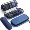 AUVON Insulin Pen Cooler Travel Case with 2 * 90g TSA Approved Ice Packs, Diabetic Medication Insulated Cooling Bag for Insulin Pens and Diabetic Supplies Storage, Compact for Daily Life and Trips view 1