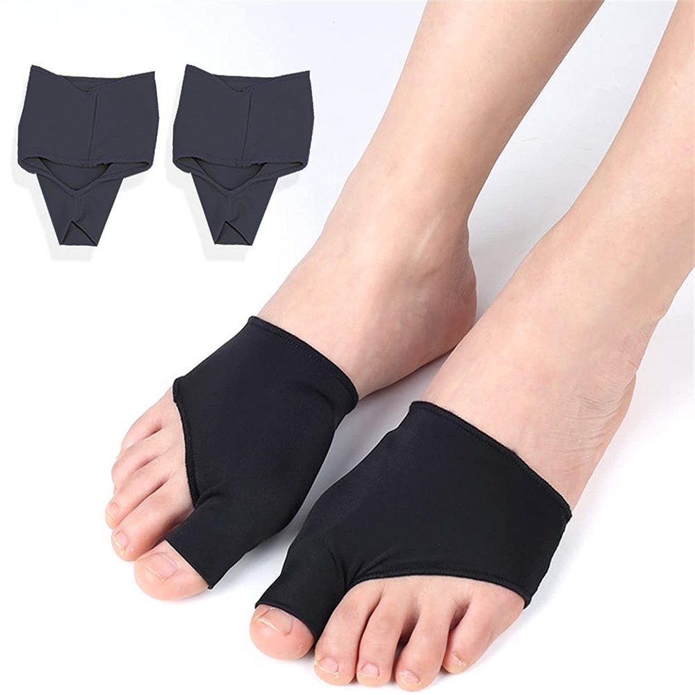 WLYPE 1 Pair Toe Hallux Valgus Braces Big Toe Orthopedic Pain Relieve Bone Thumb Sleeve Bunion Corrector Socks Separator (1 Pair S)