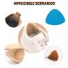 Shoe Heel Repair 2 Pair Shoe Heel Repair, DIY Self-Adhesive Heel Hole Patch for Back of Sports Shoes, Leather Shoes and High Heels (Color : Blue 1) view 2