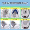 Shoe Heel Repair 2 Pair Shoe Heel Repair, DIY Self-Adhesive Heel Hole Patch for Back of Sports Shoes, Leather Shoes and High Heels (Color : Blue 1) view 4