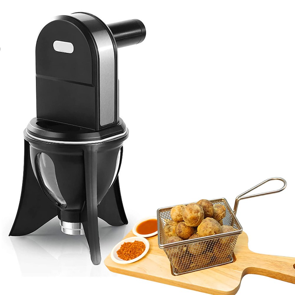 Glutinous Rice Ball Fish Ball Making Automatic Meatball Maker, Small Meat Baller, 3pcs/time, Automatic Sweet Dumpling Machine,35X25X22cm