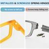 Eyekepper Metalless Reading Glasses with Screwless Spring Hinges 6 Pack Oversize Readers for Wide Face +3.75 view 3