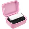 BOVKE Carrying Case for OMRON Evolv Bluetooth Wireless Upper Arm Blood Pressure Monitor, BP7000 One-Piece Design Portable OMRON BP Monitor Storage Bag, Pink view 1