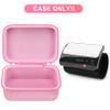 BOVKE Carrying Case for OMRON Evolv Bluetooth Wireless Upper Arm Blood Pressure Monitor, BP7000 One-Piece Design Portable OMRON BP Monitor Storage Bag, Pink view 2