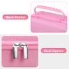 BOVKE Carrying Case for OMRON Evolv Bluetooth Wireless Upper Arm Blood Pressure Monitor, BP7000 One-Piece Design Portable OMRON BP Monitor Storage Bag, Pink view 3