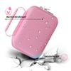 BOVKE Carrying Case for OMRON Evolv Bluetooth Wireless Upper Arm Blood Pressure Monitor, BP7000 One-Piece Design Portable OMRON BP Monitor Storage Bag, Pink view 4