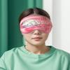 ANTI BASIC Funny Silk Sleep Masks with Adjustable Strap, Comfortable and Soft Eye Masks Gift for Women (White cat)  view 4