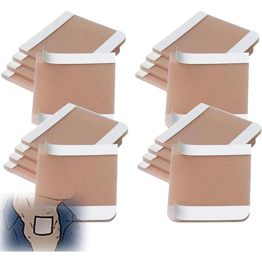 RAAMKA 30Pcs/120Pcs Neck Stoma Protector Guards, Neck Trach Shield Dust, Medical Stoma Protector Cover Dust-Proof Breathable Comfortable Stickers for Laryngectomy